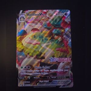 Ultra Pokemon Épée et Bouclier Base  Ronflex Jumbo VMAX 142/202 French